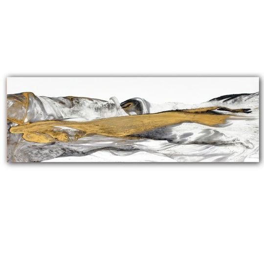 Abstract Minimalist Flowing Landscape Wide Format Canvas Wall Art Unframed