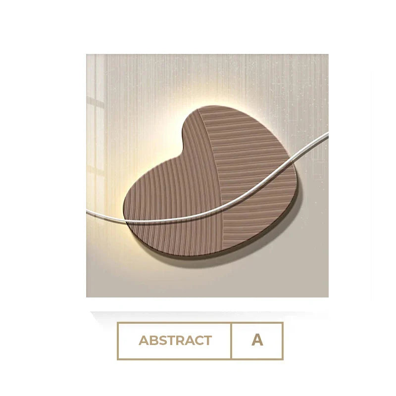 Nordic Stone Pebbles Square Abstract Canvas Wall Art Unframed