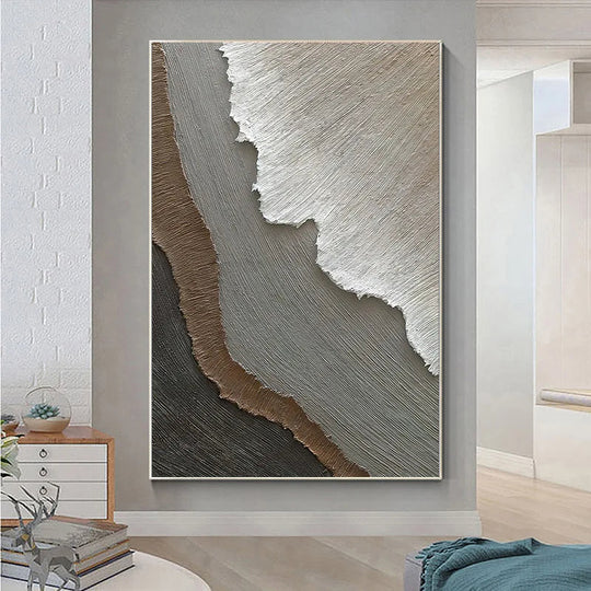 Abstract Sea Surf Coastal Canvas Wall Art Ocean Waves