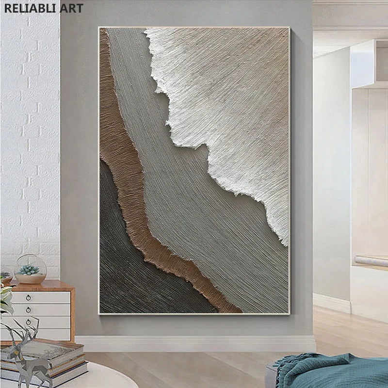 Abstract Sea Surf Coastal Canvas Wall Art Ocean Waves
