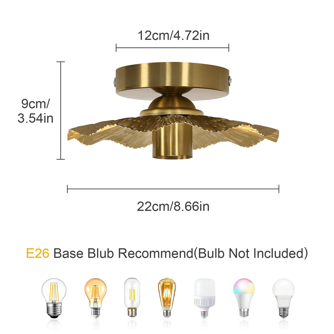 Mini Crystal Flush Mount Ceiling Light for Indoor Spaces