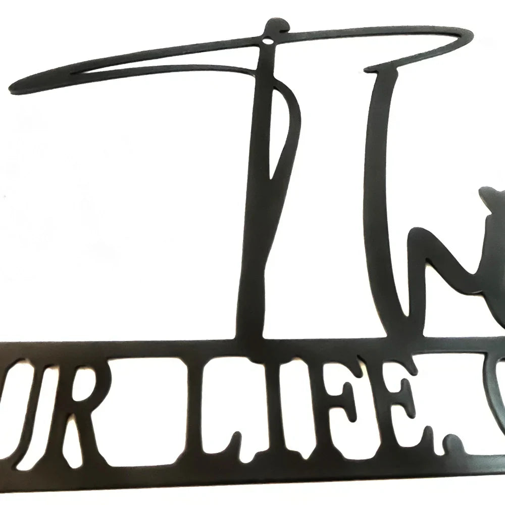 This Is Us Black Metal Typographic Wall Art Decor