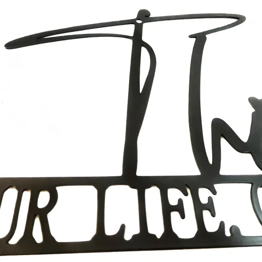 This Is Us Black Metal Typographic Wall Art Decor