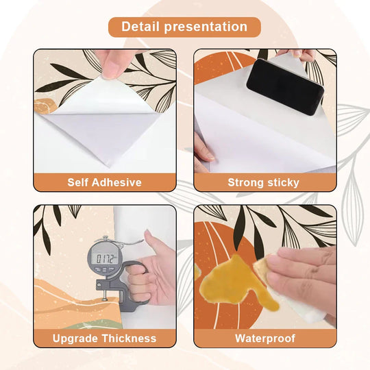 Boho Archway Landscape Wall Mural For Home Decor