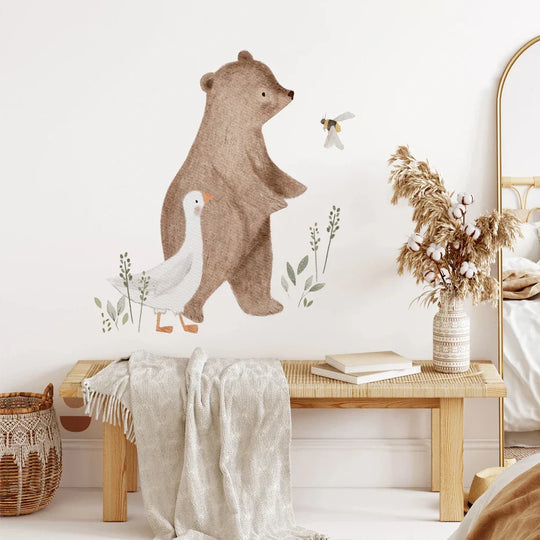 Cartoon Woodland Animals Wall Decals