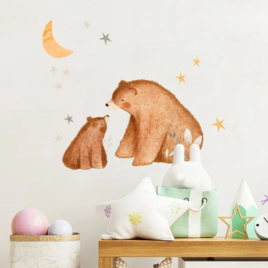 Cartoon Woodland Animals Wall Decals
