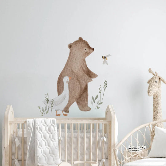 Cartoon Woodland Animals Wall Decals