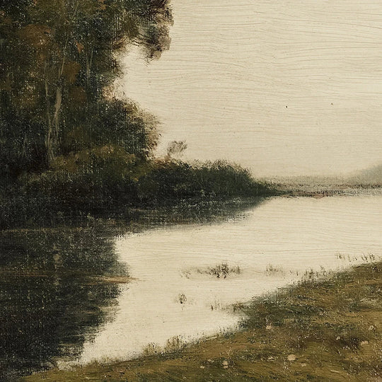 Classic Vintage Landscape Wall Art Canvas Print