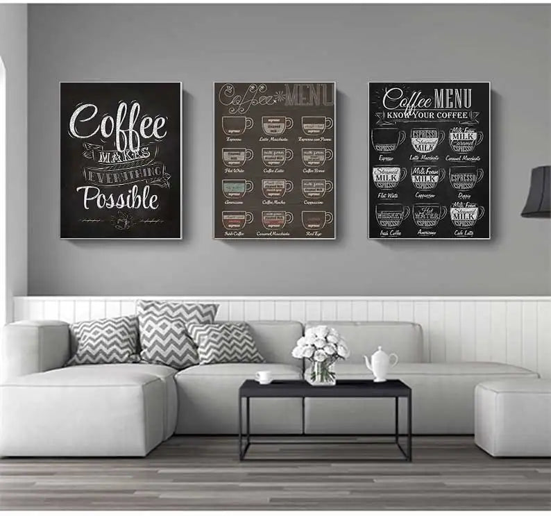 Coffee Connoisseur Canvas Wall Art Print
