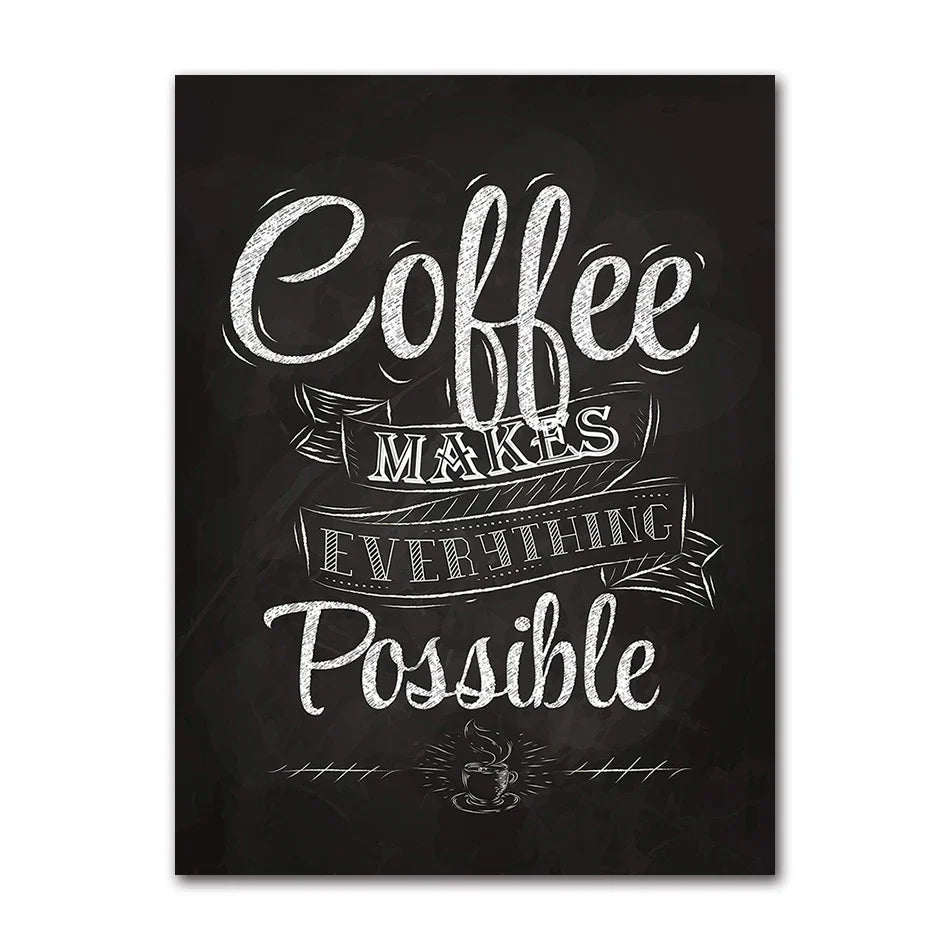 Coffee Connoisseur Canvas Wall Art Print