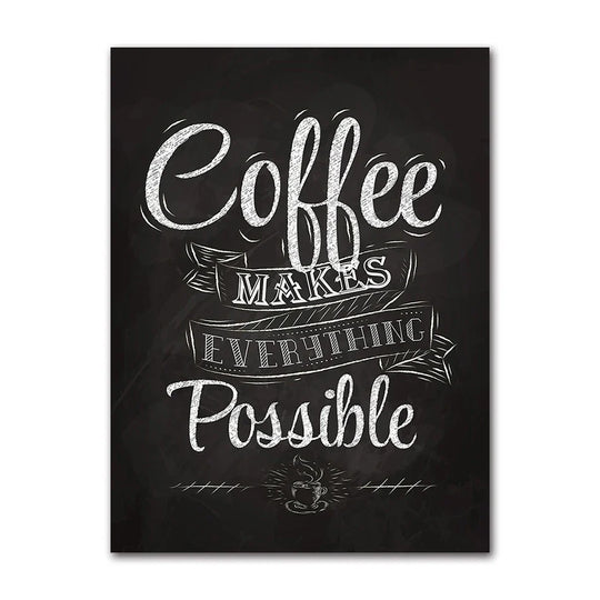 Coffee Connoisseur Canvas Wall Art Print
