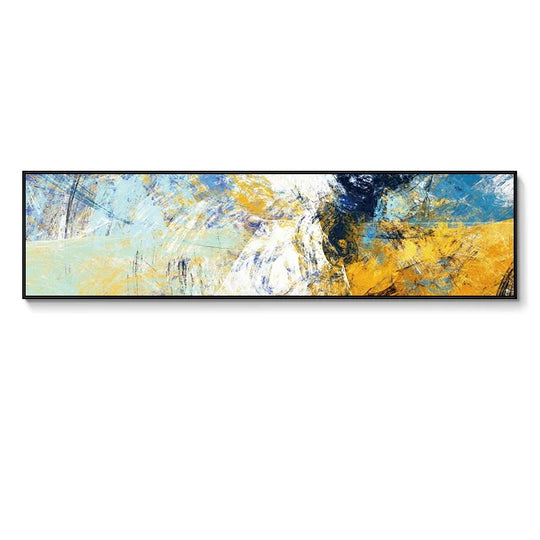 Colorful Abstract Alien Sky Wide Canvas Wall Art