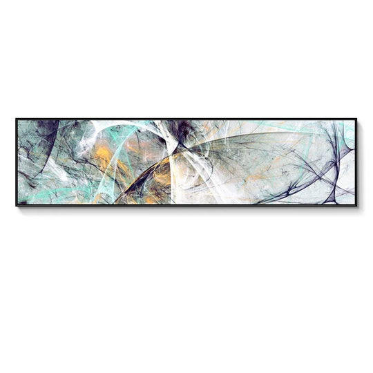 Colorful Abstract Alien Sky Wide Canvas Wall Art