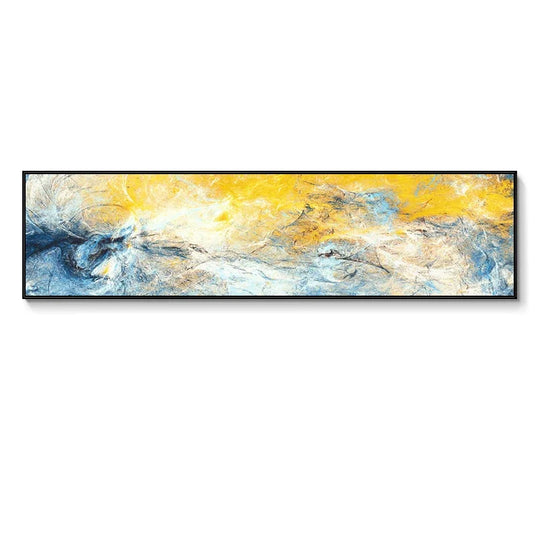 Colorful Abstract Alien Sky Wide Canvas Wall Art