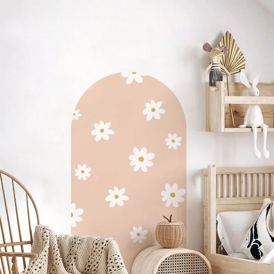 Colorful Floral Arch Wall Mural