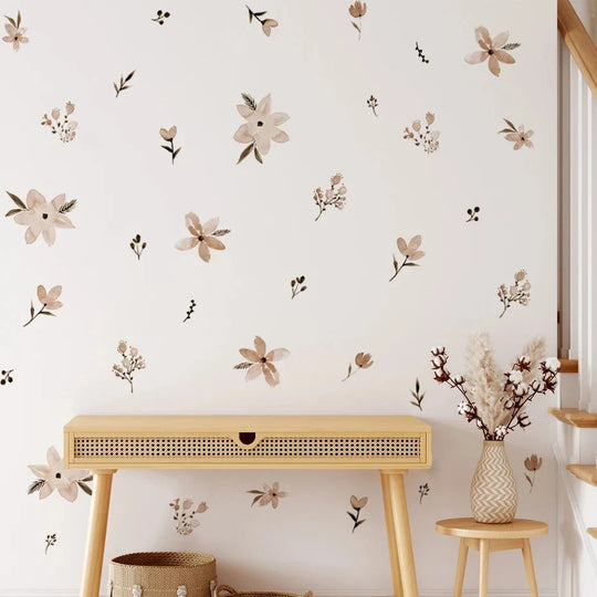 Colorful Wild Meadow Flower Wall Decals
