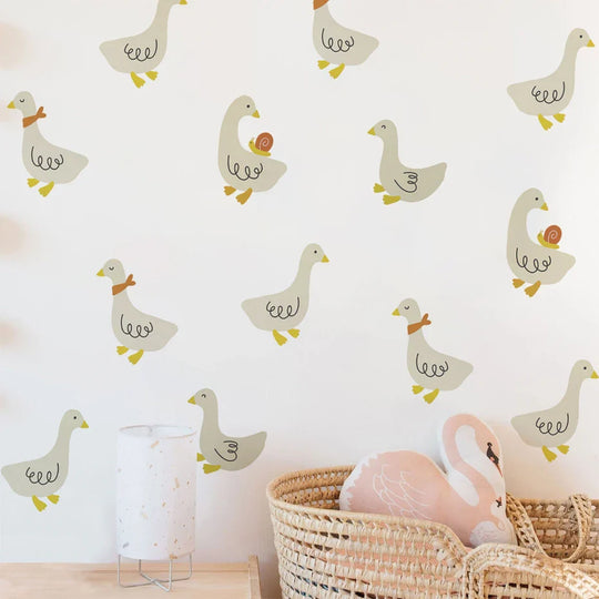 Cute Cartoon Duck Wall Decals For Nursery And Kids Room