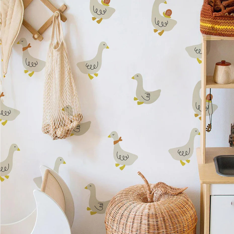 Cute Cartoon Duck Wall Decals For Nursery And Kids Room