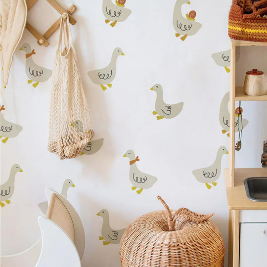 Cute Cartoon Duck Wall Decals For Nursery And Kids Room