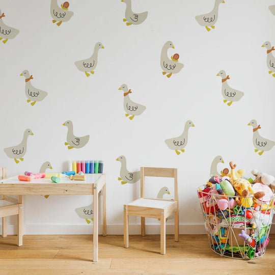 Cute Cartoon Duck Wall Decals For Nursery And Kids Room