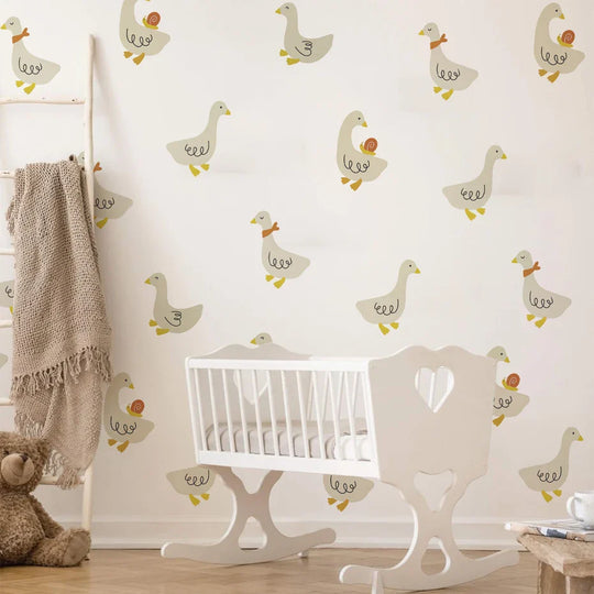 Cute Cartoon Duck Wall Decals For Nursery And Kids Room