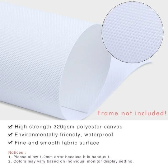 Cute Cartoon Jungle Animal Canvas Wall Art For Kids Room