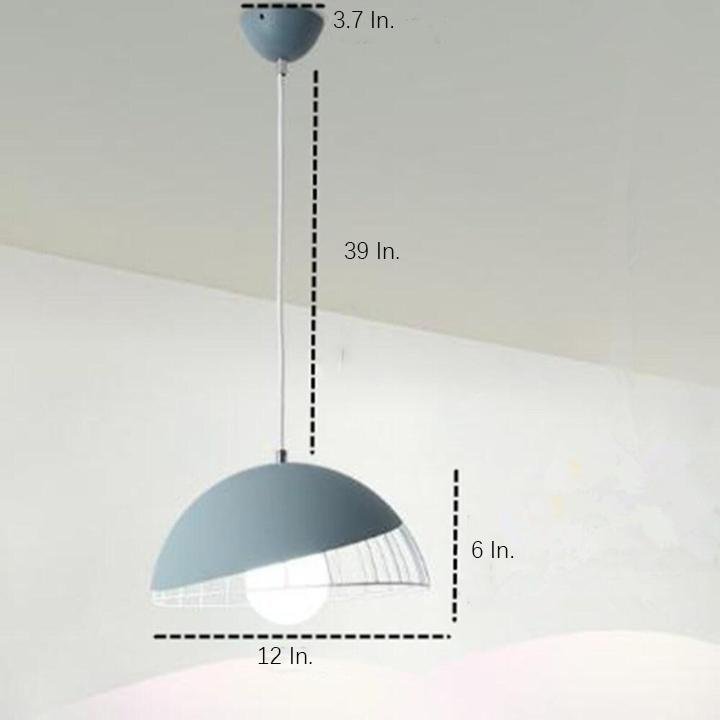 Creative Metal Semi Globular Design LED Modern Kitchen Island Light