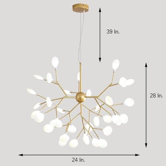 Creative 36-Light Modern LED Chandelier