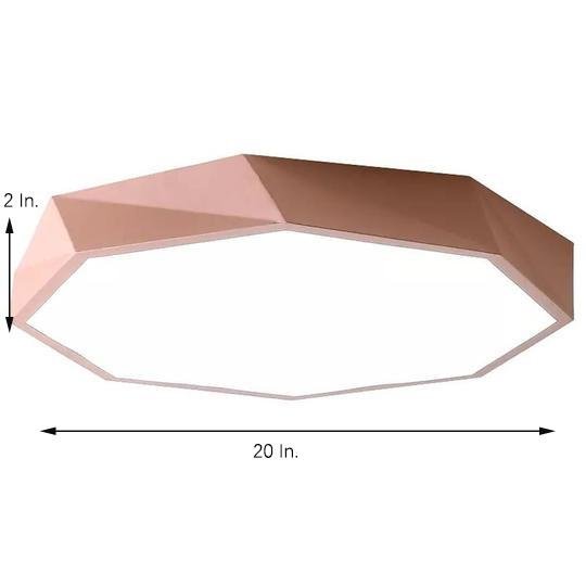 Geometric LED Modern Flush Mount Ceiling Light