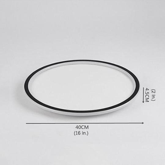 Flush Mount Dome LED Ceiling Light with Minimalist Acrylic Metal Design