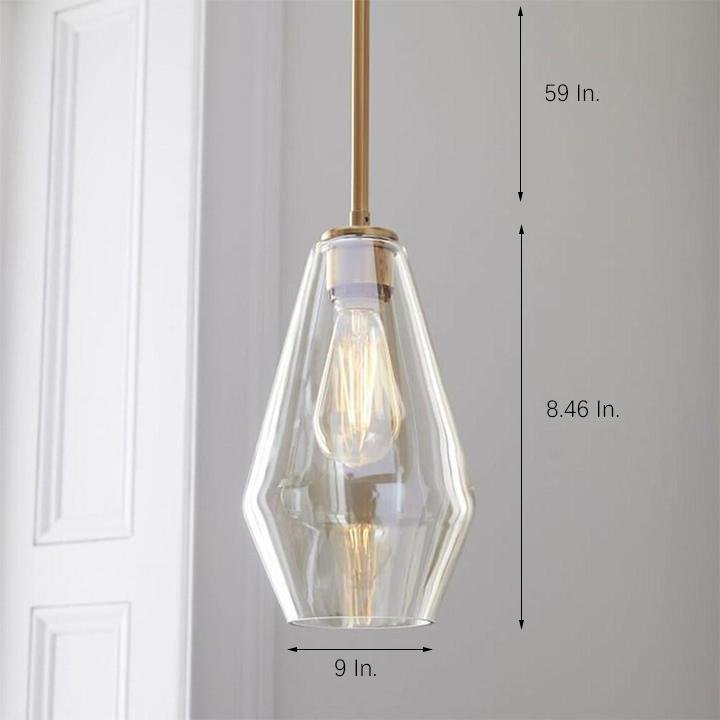 Nordic Classic Copper Glass Pendant Light