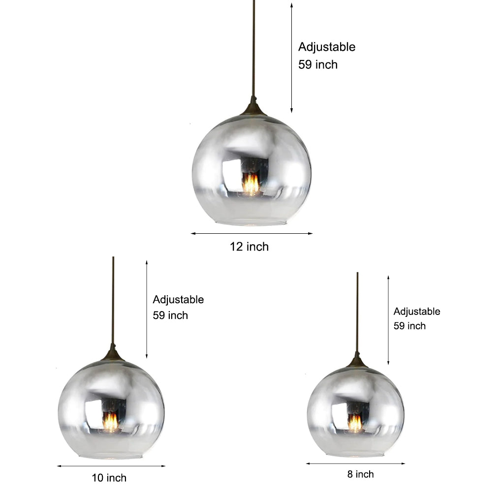 Globe – Modern Glass LED Pendant Light for Kitchen and Dining Room