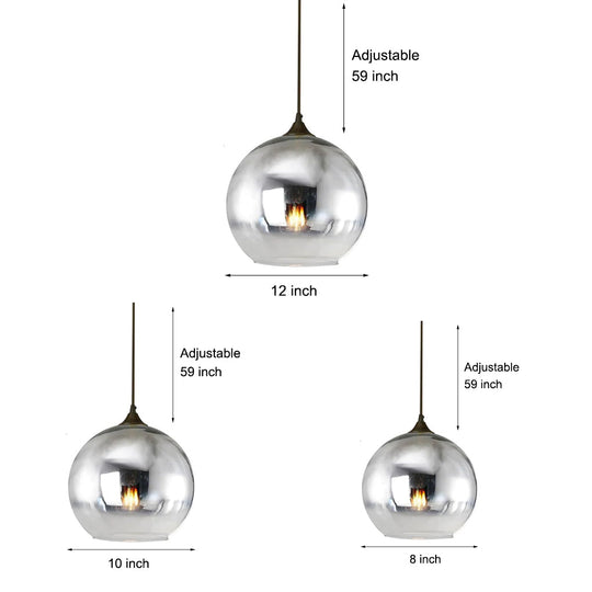 Globe – Modern Glass LED Pendant Light for Kitchen and Dining Room