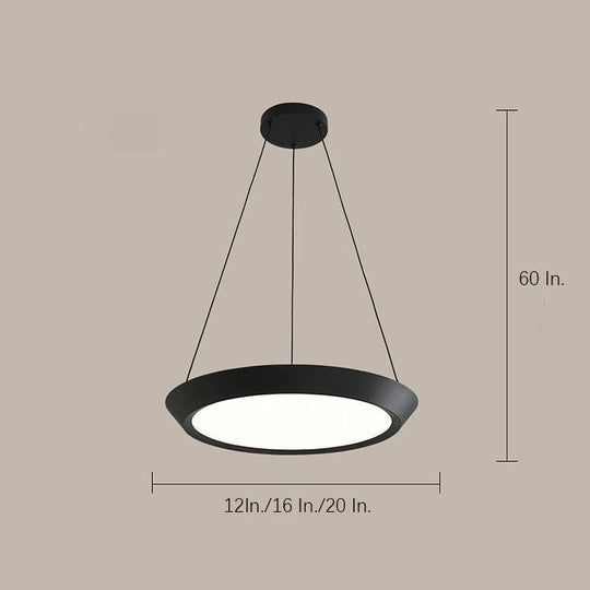 Circle LED Pendant Light for Kitchen and Dining Spaces
