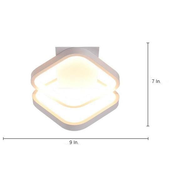 Geometric Shape LED Modern Ceiling Light – Flush Mount