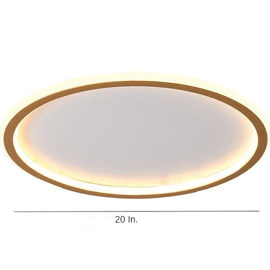Minimalist Square and Circular Dimmable LED Flush Mount Ceiling Light