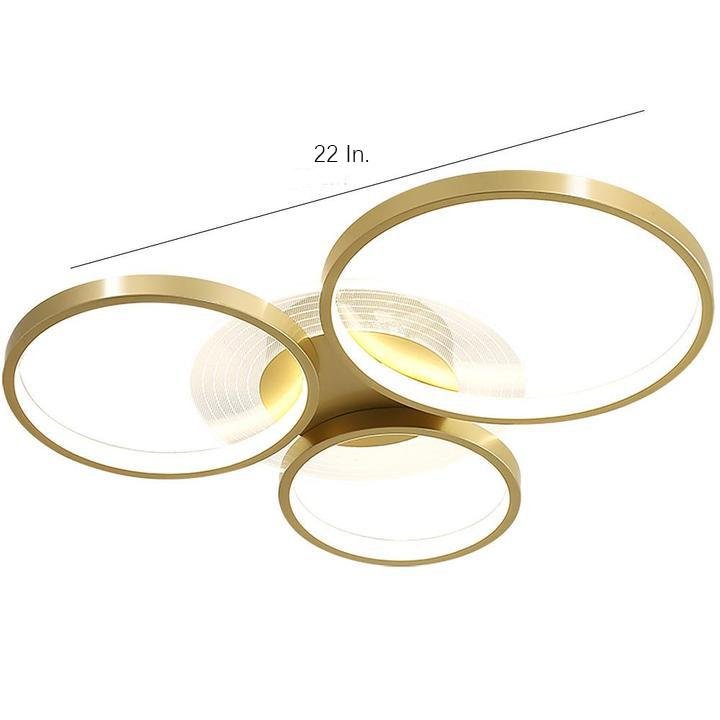 Circles LED Nordic Flush Mount Ceiling Light