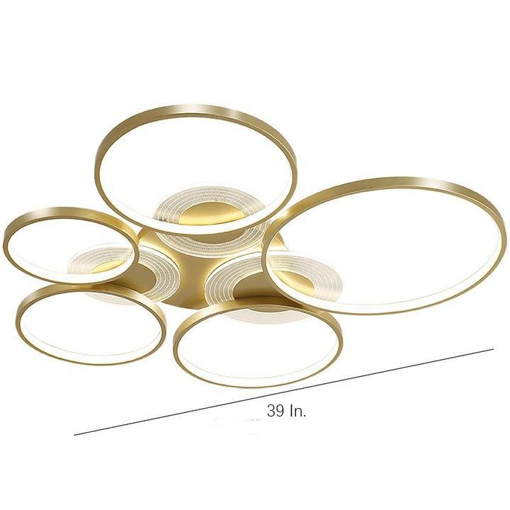 Circles LED Nordic Flush Mount Ceiling Light