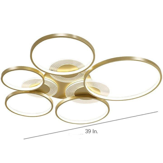 Circles LED Nordic Flush Mount Ceiling Light