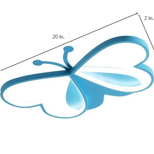 Creative Butterflies Shaped LED Modern Flush Mount Ceiling Light