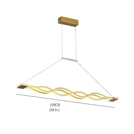 Multiwave LED Nordic Dining Chandelier