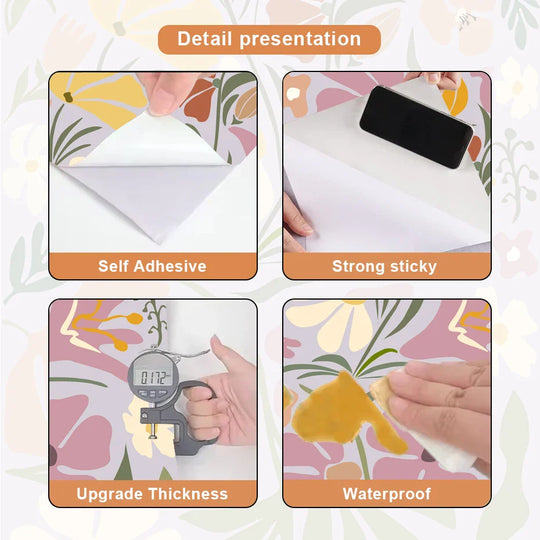 Dreamy Lilac Bloom Archway Floral Wall Mural Decal