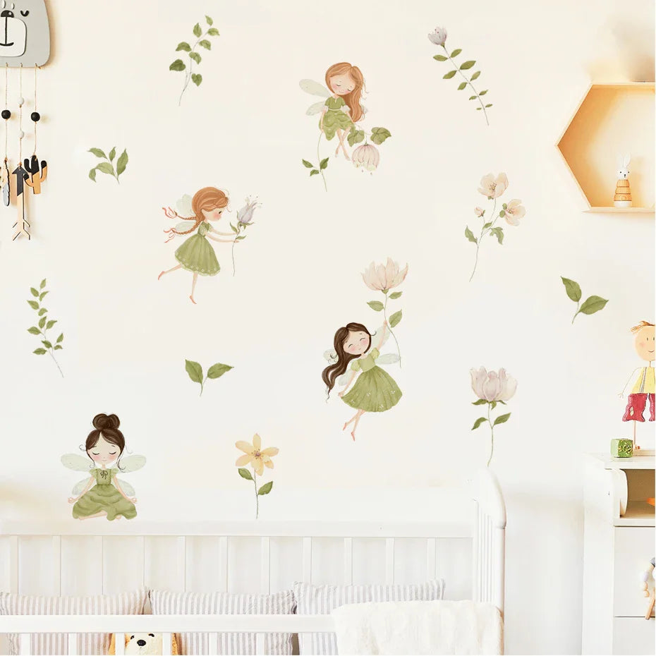 Enchanted Fairy Garden Wall Decals