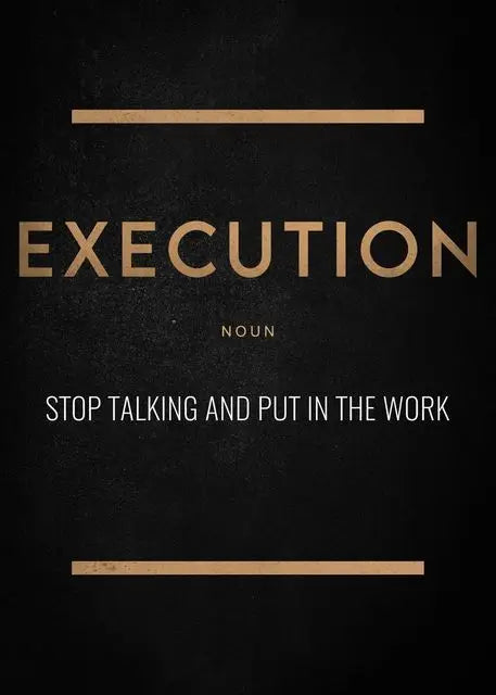 Success Hustle Limitless Motivational Quotes Canvas Wall Art