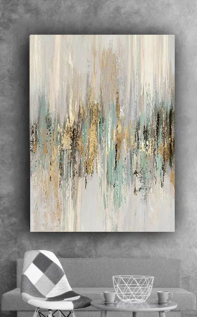 Fine Lines Modern Aesthetics Abstract Canvas Wall Art Unframed