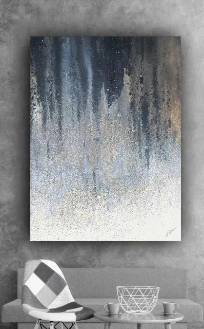 Fine Lines Modern Aesthetics Abstract Canvas Wall Art Unframed