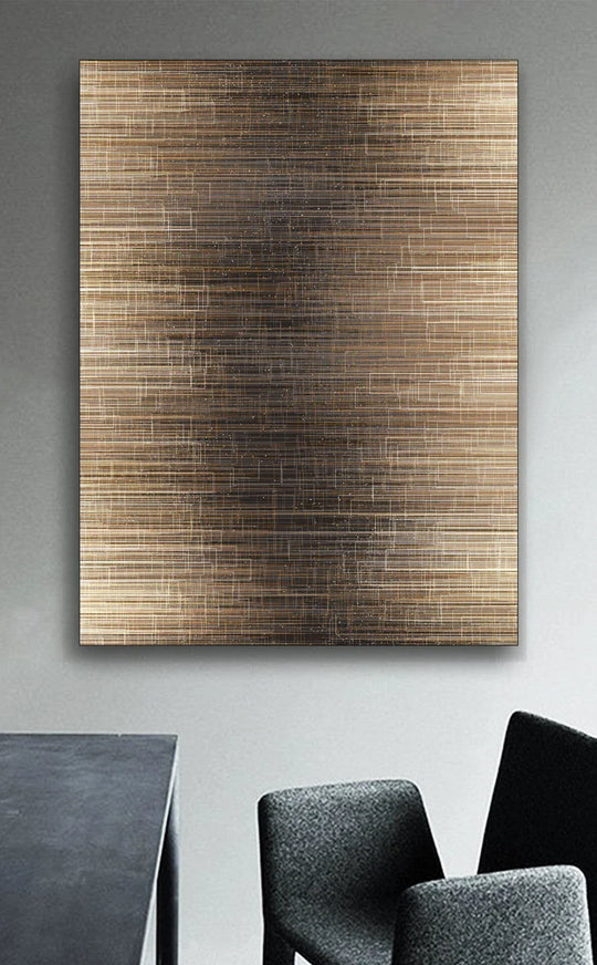 Fine Lines Modern Aesthetics Abstract Canvas Wall Art Unframed