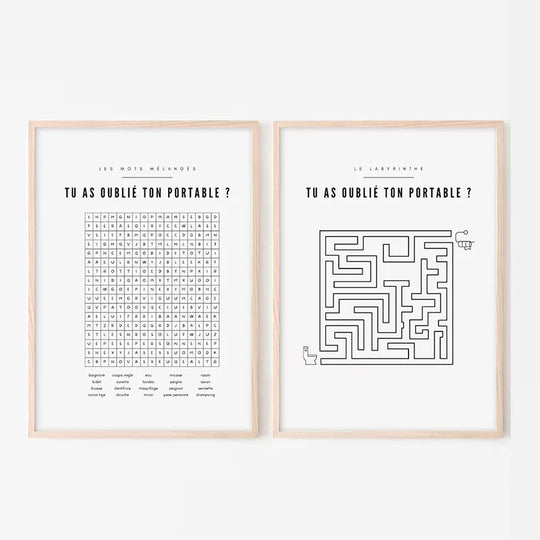 Bathroom Rules French Quotes Black White Canvas Wall Art