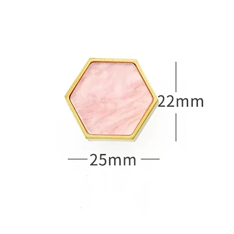 Modern Brass Shell Knobs – Colorful Cabinet & Wardrobe Pulls