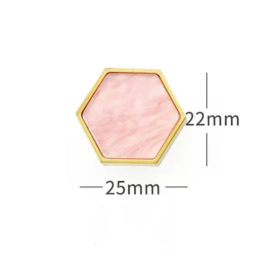 Modern Brass Shell Knobs – Colorful Cabinet & Wardrobe Pulls